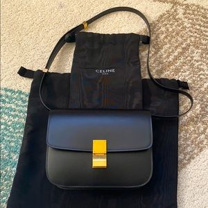 Celine Classic Box Bag - Black